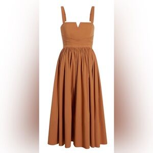 Flattering summer to fall midi dress. Worn once. Excellent condition.